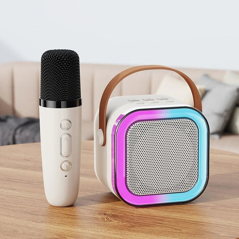 K12 Karaoke Bluetooth Speaker with 1 Wireless Microphone – Portable Party Speaker