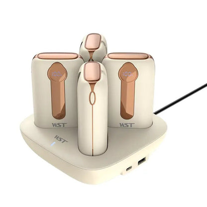 WST 4 - in - 1 Docking Power Bank Station – 10000mAh x 4 Multi - Charger - Saif Al Najmi KwDocking StationWSTSaif Al Najmi KwBeigeWST 4 - in - 1 Docking Power Bank Station – 10000mAh Multi - Charger - Saif Al Najmi Kw