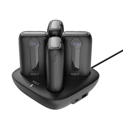 WST 4 - in - 1 Docking Power Bank Station – 10000mAh x 4 Multi - Charger - Saif Al Najmi KwDocking StationWSTSaif Al Najmi KwBlackWST 4 - in - 1 Docking Power Bank Station – 10000mAh Multi - Charger - Saif Al Najmi Kw