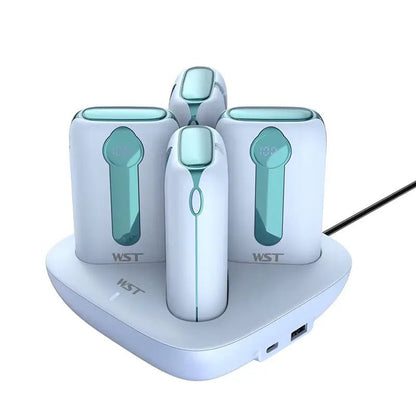 WST 4 - in - 1 Docking Power Bank Station – 10000mAh x 4 Multi - Charger - Saif Al Najmi KwDocking StationWSTSaif Al Najmi KwBlueWST 4 - in - 1 Docking Power Bank Station – 10000mAh Multi - Charger - Saif Al Najmi Kw