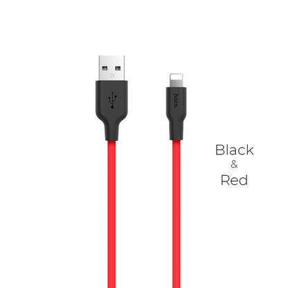 Hoco X21 Silicone iP charging cable 1M - Saif Al Najmi Kw