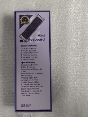 X9 2.4G Air Mouse Remote Keyboard – Aluminium Alloy, Voice Assistant, Waterproof USB Receiver - Saif Al Najmi KwgadgetsSaif Al Najmi KwSaif Al Najmi KwX9 2.4G Air Mouse Remote Keyboard – Aluminium Alloy, Voice Assistant, Waterproof USB Receiver