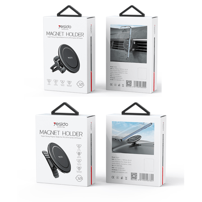 Yesido C126 Magnetic Car Phone Holder – Strong Grip Mount, Black - Saif Al Najmi KwPhone HolderyesidoSaif Al Najmi KwYesido C126 Magnetic Car Phone Holder – Strong Grip Mount, Black