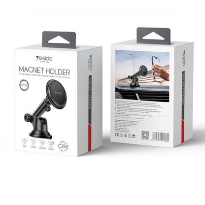 Yesido C269 360° Telescopic Magnetic Car Phone Holder – Bionic Suction Cup Design - Saif Al Najmi KwPhone HolderyesidoSaif Al Najmi KwYesido C269 360° Telescopic Magnetic Car Phone Holder – Bionic Suction Cup Design
