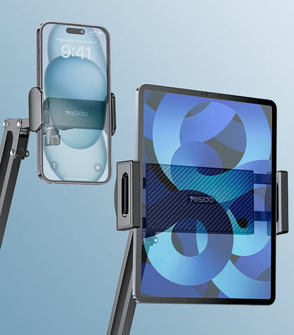 YESIDO C295 360° Tablet Floor Stand – Adjustable Lazy Arm Bracket - Saif Al Najmi KwPhone HolderyesidoSaif Al Najmi KwYESIDO C295 360° Tablet Floor Stand – Adjustable Lazy Arm Bracket