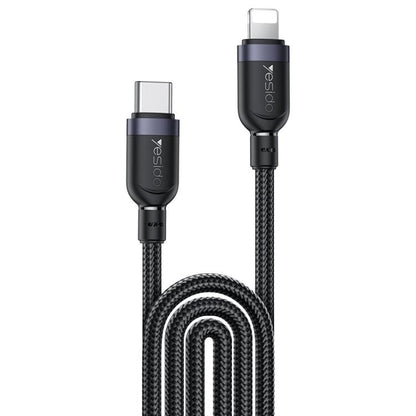 Yesido CA193 27W Type - C to Lightning Data Cable – 3m (Black) - Saif Al Najmi KwData CablesyesidoSaif Al Najmi KwYesido CA193 27W Type - C to Lightning Data Cable – 3m (Black)