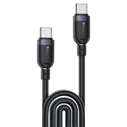Yesido CA194 USB - C to USB - C Charging & Data Cable – 60W, 3m (Black) - Saif Al Najmi KwData CablesyesidoSaif Al Najmi KwYesido CA194 USB - C to USB - C Charging & Data Cable – 60W, 3m (Black)