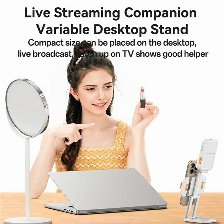 Yesido DH10 Pocket Light Stand – 3 - in - 1 Folding Phone Holder with Lighting - Saif Al Najmi KwMobile StandsyesidoSaif Al Najmi KwYesido DH10 Pocket Light Stand – 3 - in - 1 Folding Phone Holder with Lighting