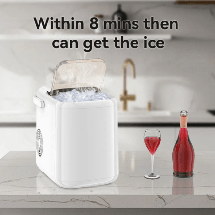 Yesido EC15 1.3L Portable Ice Maker – Automatic Cleaning Ice Cube Making Machine - Saif Al Najmi KwgadgetsyesidoSaif Al Najmi KwYesido EC15 1.3L Portable Ice Maker – Automatic Cleaning Ice Cube Making Machine