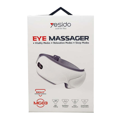 Yesido MG03 Eye Massager – Intelligent Hot Compress & Vibration Therapy - Saif Al Najmi KwgadgetsyesidoSaif Al Najmi KwYesido MG03 Eye Massager – Intelligent Hot Compress & Vibration Therapy