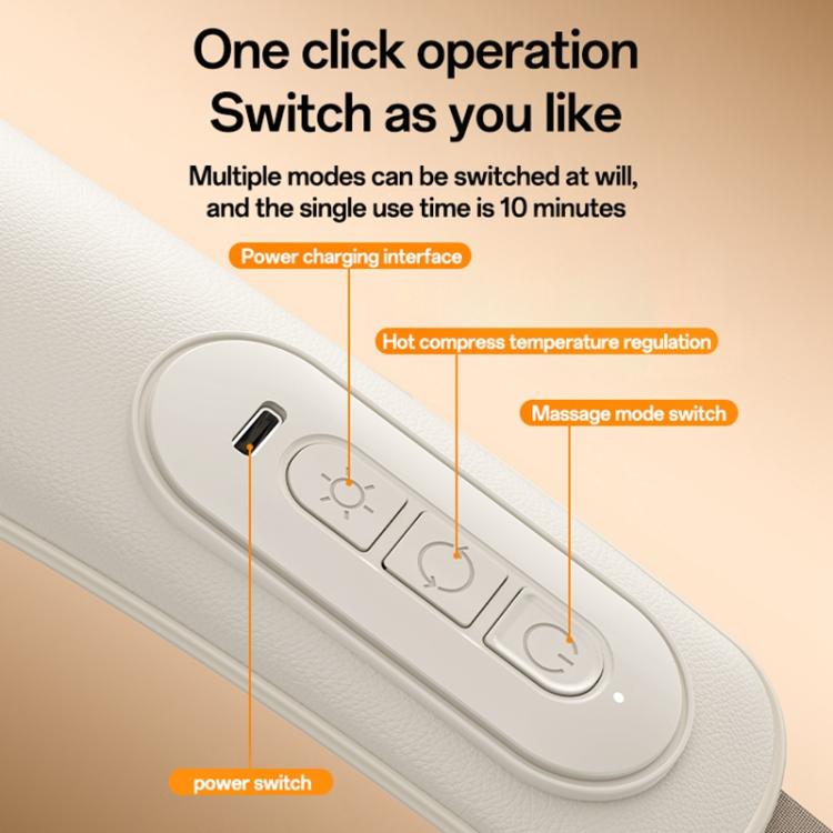 Yesido MG11 Neck & Shoulder Massager – 3 Modes, Adjustable Width (White) - Saif Al Najmi KwgadgetsyesidoSaif Al Najmi KwYesido MG11 Neck & Shoulder Massager – 3 Modes, Adjustable Width (White)