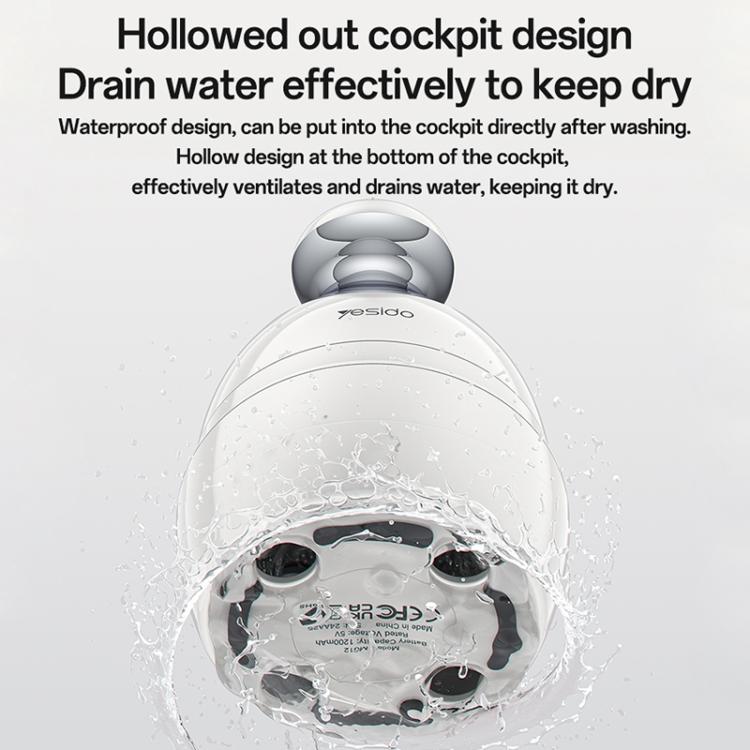 Yesido MG12 Waterproof Intelligent Head Massager – IPX7, White - Saif Al Najmi KwgadgetsyesidoSaif Al Najmi KwYesido MG12 Waterproof Intelligent Head Massager – IPX7, White