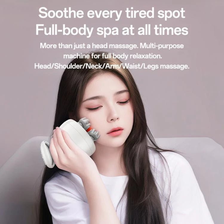 Yesido MG12 Waterproof Intelligent Head Massager – IPX7, White - Saif Al Najmi KwgadgetsyesidoSaif Al Najmi KwYesido MG12 Waterproof Intelligent Head Massager – IPX7, White