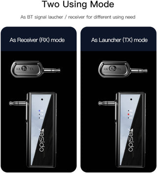 Yesido YAU41 Bluetooth 5.1 Transmitter & Receiver Adapter – AUX + Type - C (Black) - Saif Al Najmi KwWireless Transmitter/ReceiveryesidoSaif Al Najmi KwYesido YAU41 Bluetooth 5.1 Transmitter & Receiver Adapter – AUX + Type - C (Black)