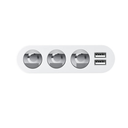 Z13 LCD one-pull-three car charger - silver - Saif Al Najmi Kw