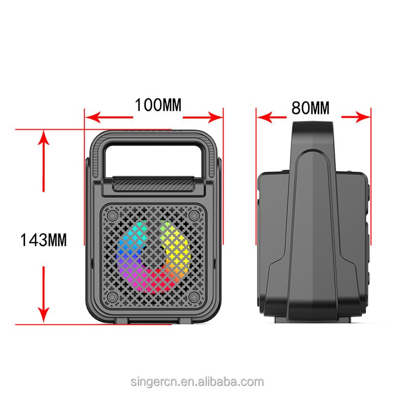 ZQS1372 LED Outdoor Wireless Portable Speaker – Colorful Light, Bass Woofer, FM Radio, TWS Stereo - Saif Al Najmi Kwclearance saleSING - ESaif Al Najmi KwZQS1372 LED Outdoor Wireless Portable Speaker – Colorful Light, Bass Woofer, FM Radio, TWS Stereo